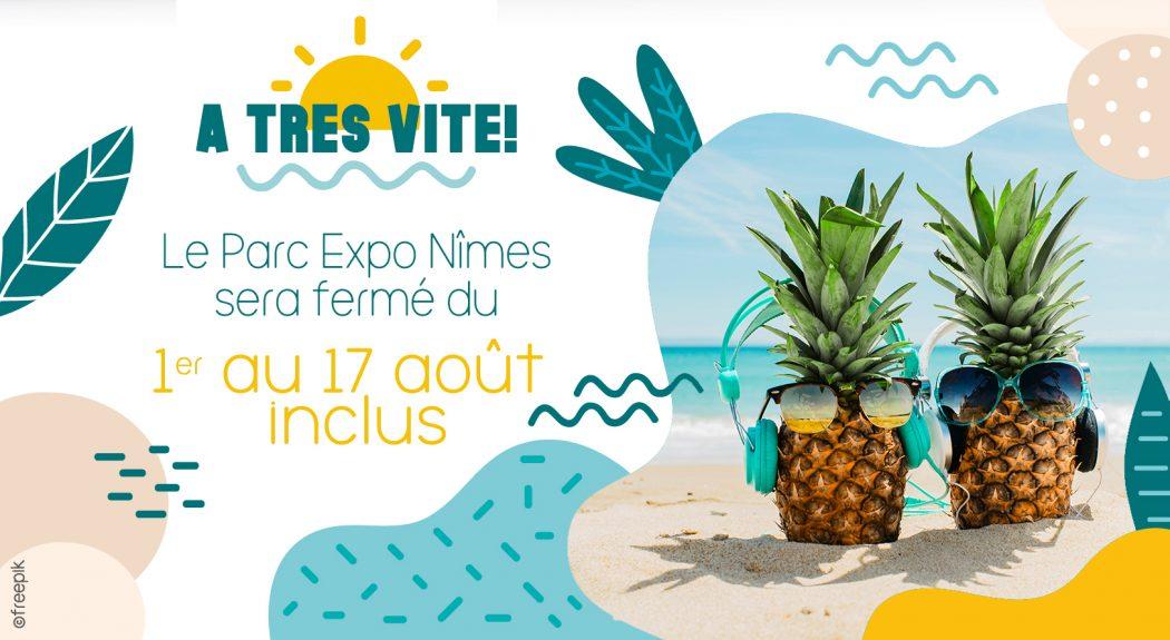 fermeture estivale 2020